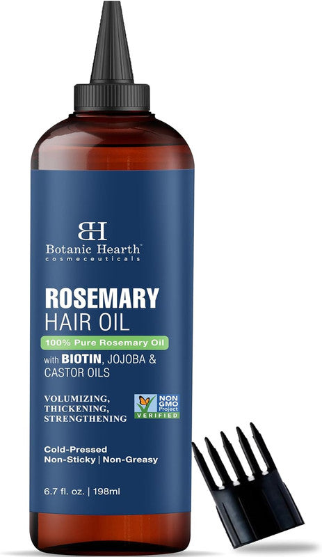 Botanic Hearth Rosemary Hair Oil with Biotin, Jojoba & Castor Oils